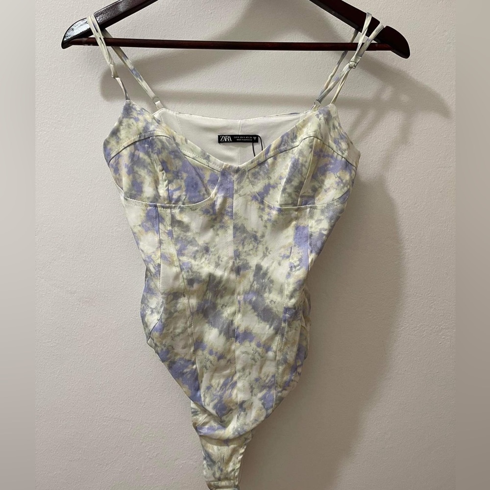 Zara satin body suit #theerastour top